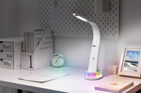 Immax 08973L - LED RGB Lampada da tavolo dimmerabile CORELLA LED/7W/12/230V nero