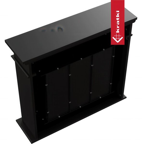 Bio-Camino Novembre T�V Bianco Destro - Alcol Etilico, Ecologico, Sicurezza Certificata, Dimensioni 95x28x87 cm