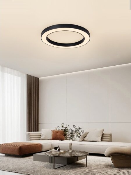 Immax NEO 07210L-Luce LED dimmerabile PASTEL LED/68W/230V 95cm nero Tuya+RC