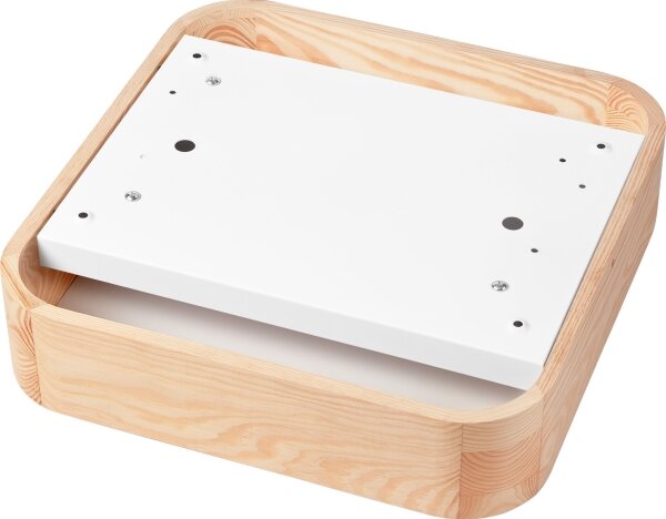 Plafoniera NATURAL SQUARE 2xE27/15W/230V 35x35 cm pino