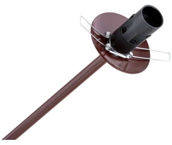Argon 1842 - Lampadario a sospensione con supporto rigido ABSOS 4xE14/7W/230V alabastro marrone