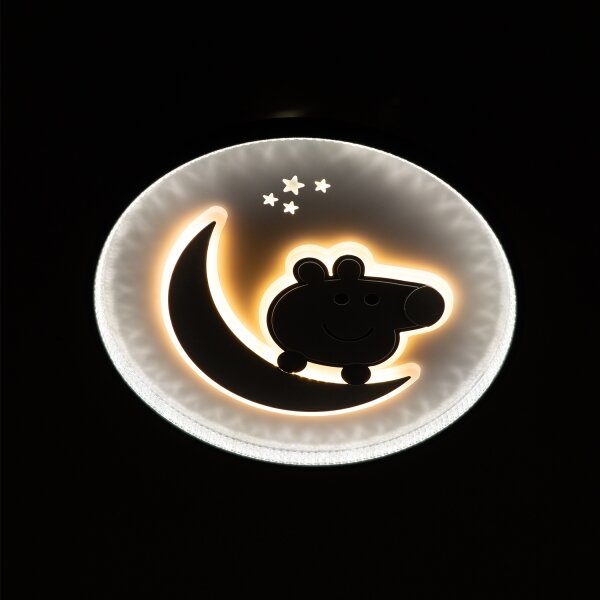 Brilagi - Plafoniera a LED per bambini PIGGY LED/70W/230V 3000/4500/6000K