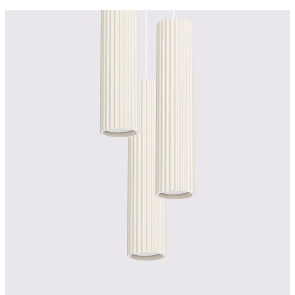Lampadario color crema ø 19,5 cm Gleam – Sollux