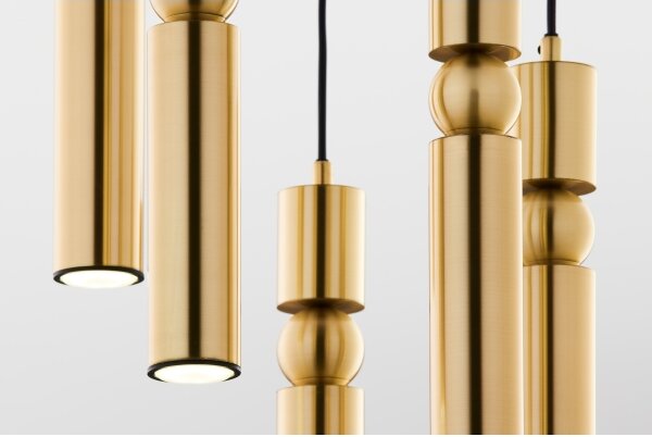 Jupiter 2020 - Lampadario a sospensione con filo ALAS 5xGU10/10W/230V oro