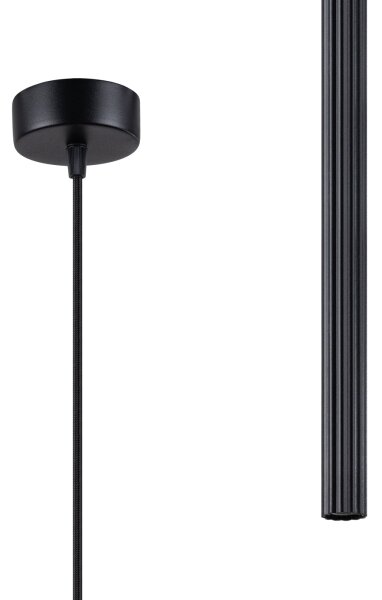 Sollux SL.1338 - Lampadario a sospensione con filo ARCHE 1xG9/8W/230V nero