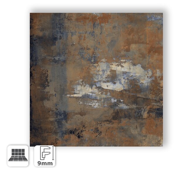 Pavimento in Gres Porcellanato Effetto Cemento Tecnico Corten 60x60 - ECPM036