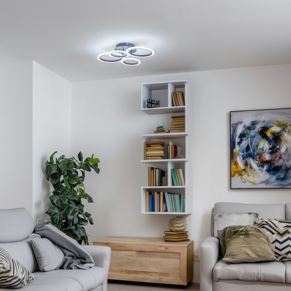 Brilagi - Plafoniera LED dimmerabile a montaggio superficiale ORBITS LED/50W/230V 3000-6500K + telecomando
