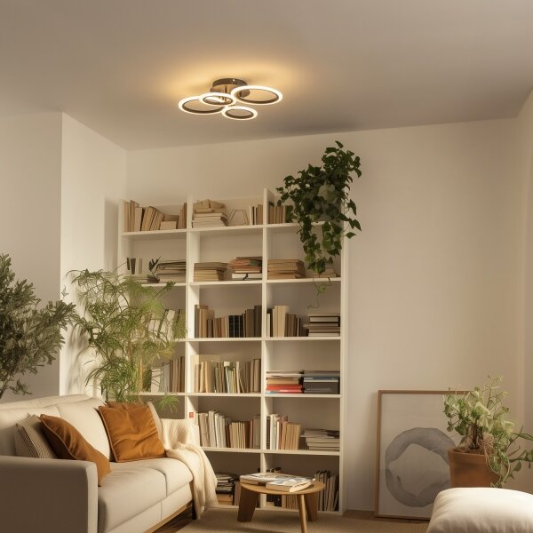 Brilagi - Plafoniera LED dimmerabile a montaggio superficiale ORBITS LED/50W/230V 3000-6500K + telecomando
