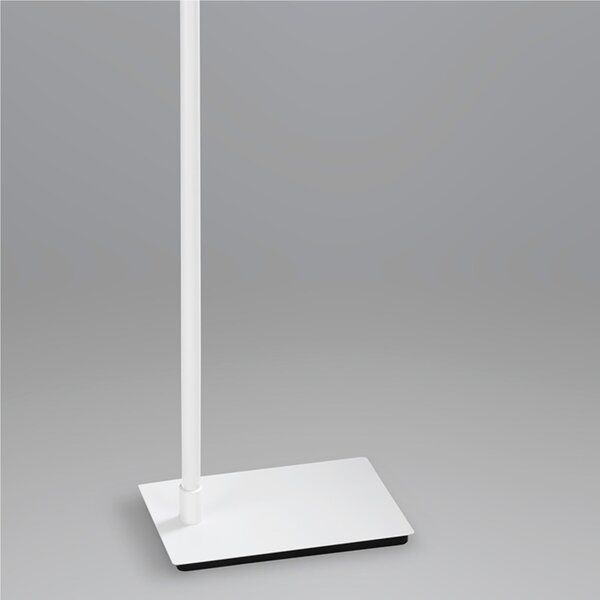 Piantana portasciugamani da bagno 2 bracci snodati Linea Basic Design Moderno dimensioni 33x15xh90 cm - bracci lunghezza 28 cm Bianco Opaco Garanzia i0 anni contro la ruggine