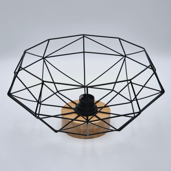 Brilagi - Plafoniera WOODY BASKET 1xE27/60W/230V rovere