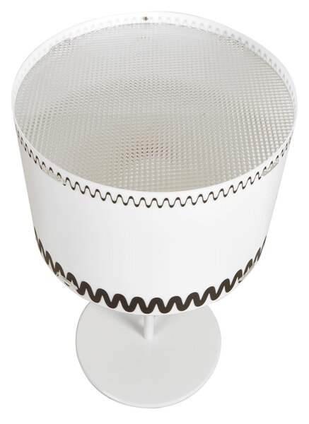 Lampada da Tavolo RICCIONE in polipropilene e Materiali riciclabili 30xh51 cm -E 27 1x70W Max E27 HGS colore texure nero