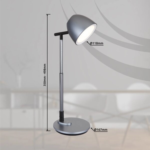 Globo 58444 - Lampada da tavolo LED dimmerabile CASALA LED/7,5W/230V