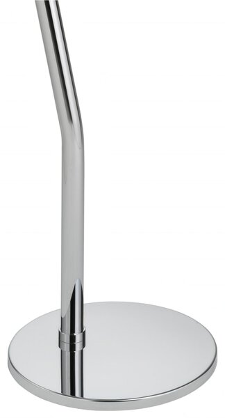 Piantana porta salviette, porta scopino - bracci girevoli a 360 gradi 31x22,5xh85 cm con 3 Bracci da 31 cm Duemila Plus in ottone cromato