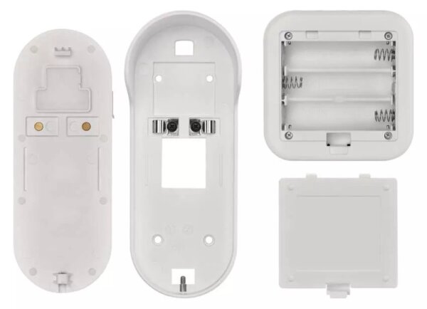Campanello video wireless GoSmart 5V 3xAA IP65 Wi-Fi Tuya con sensore movimento