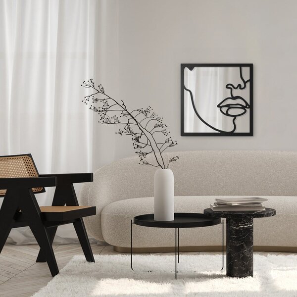 Specchio da parete 50x50 cm Rosa - Styler