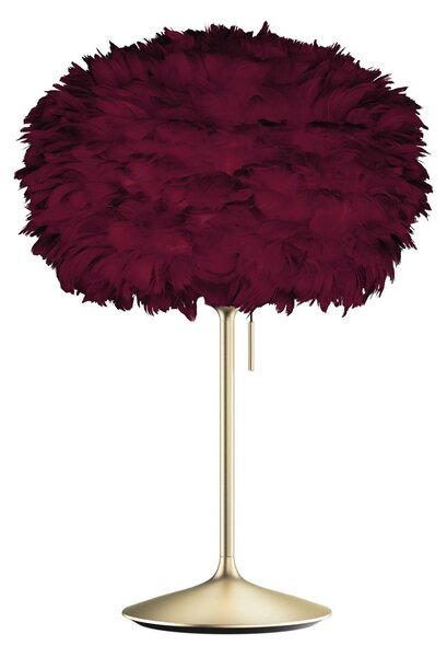 UMAGE Lampada da tavolo di design Eos mini, Rosso, Soggiorno / Sala da pranzo, Metallo, Design, Lampada da tavolo