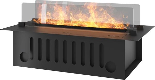 Caminetto a Vapore Acqueo da Incasso Invapo Insert 700 - Fiamma Multicolore, Effetto 3D e Controllo App, Serbatoio 1.2l - 70cm Autorefill