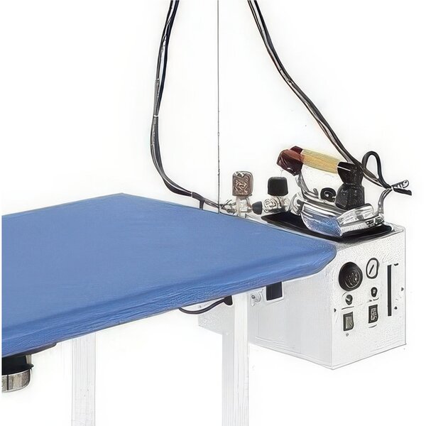 Tavolo da Stiro Professionale Rettangolare ad uso CASALINGO FUTURA RC5 Dimensioni 135x41x h 61 cm Peso 38 kg Aspirante Riscaldato con Regolazione temperatura e Stirella da 4,5 Lt