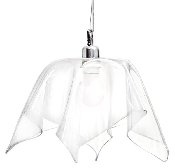 Sospensione in Plexiglass DRAPPEGGI Trasparente Dimensioni �36x h 34 cm - 2,5 kg Colore Trasparente