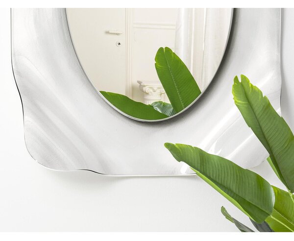Specchio rettangolare posizionabile Verticale o Orizzontale in Plexiglass Linea DRAPPEGGI Dimensioni , 72x11x h 95 cm - Colore Trasparente