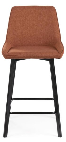 Sgabello in Metallo rivestito in con Poggia piedi FOX Dimensioni 44x 50x h 94 cm -Peso 6,5 kg cm tessuto Easy-Clean ruggine