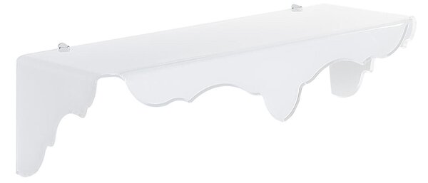 Consolle Consolle da muro ispirata d'art nouveau BENVENUTA Dimensioni 100x33x h 26 cm PORTATA Max 8 KG colore Bianco