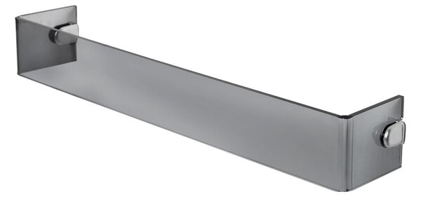 Porta AsciugamanI da Bagno da MEDIUM In Plexiglass CLIO MANTIDE Dimensioni 45x7,5x h 8 cm - peso 0.7 kg Colore Grigio Fum�