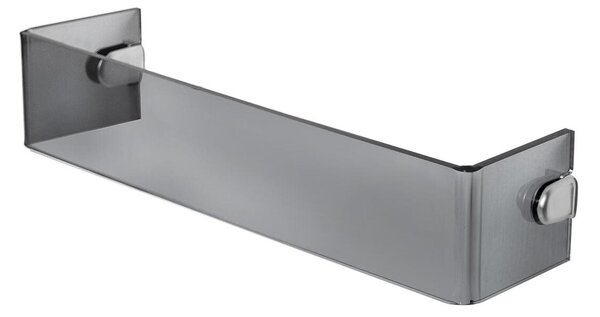 Porta AsciugamanI da Bagno da SMALL In Plexiglass CLIO MANTIDE Dimensioni 30x7,5x h 8 cm - peso 0.7 kg Colore Grigio Fum�