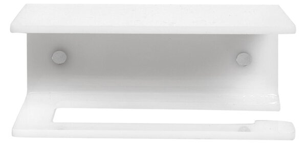 Portarotolo da Bagno In Plexiglass CLIO TOILET STAND Dimensioni 16x11x h 6,5 cm - peso 0.3 kg Colore Bianco