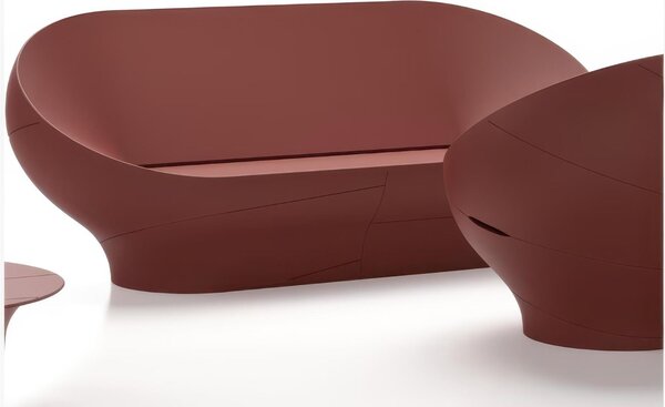 Poltrona Struttura Leggera e Robusta di Design VERA Dimensioni 100x91x h 80 cm -peso 15 kg richiama la grazia di un giardino zen colore Ferro