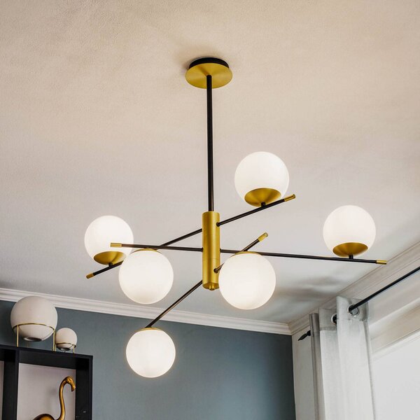 Maytoni Lampada a sospensione Nostalgia, dimmerabile, Soggiorno / Sala da pranzo, Vetro, Moderno, Lampada a sospensione