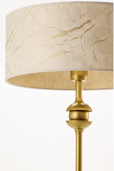 Jupiter 2112 - Lampada da tavolo KASZMIR 1xE27/15W/230V bianco/oro/effetto marmo
