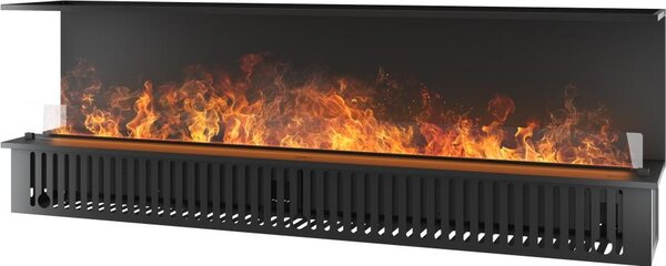 Caminetto a Vapore Acqueo da Incasso Inside C2200 con Fiamma Multicolore, Effetto 3D e Controllo App, Serbatoio 4.8l - 220cm