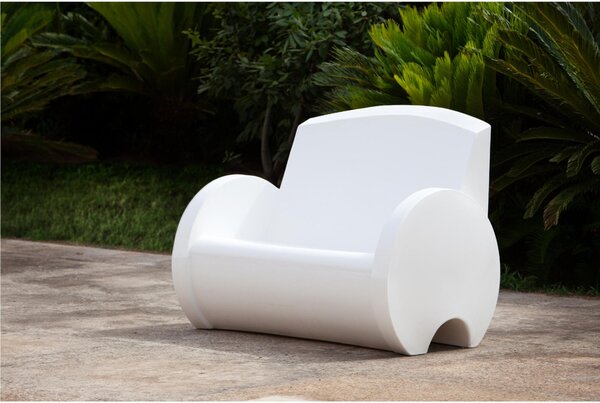 Divano seduta in polietilene SUNSET Dimensioni 127x97x h 76 cm Per arredare al meglio uno spazio in giardino o a bordo piscina uso interno esterno kiwi