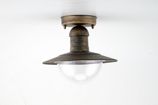Brilagi - Plafoniera da esterno MOLDE 1xE27/60W IP44 bronzo/patina