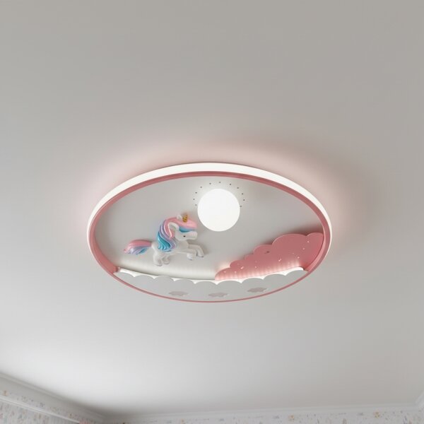 Brilagi - LED dimmerabile. Plafoniera per cameretta UNICORN LED/68W/230V 3000-6000K + telecomando