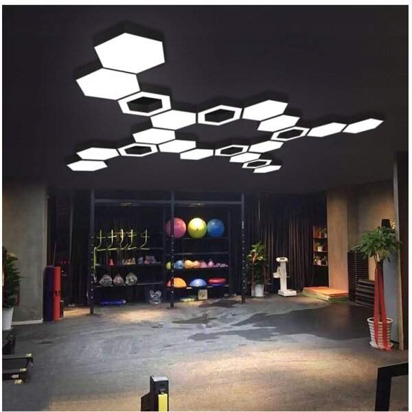 LED lampadario a cavo LED/20W/230V nero