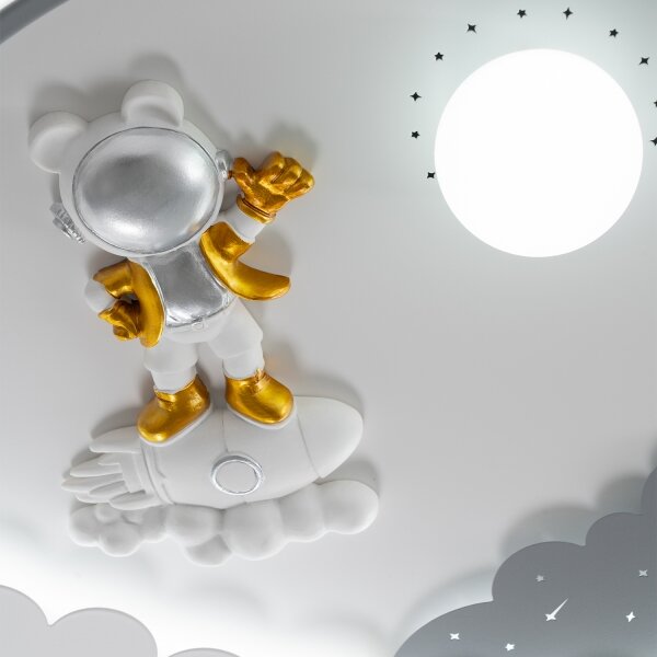 Brilagi - Plafoniera LED dimmerabile da soffitto per cameretta ASTRO LED/68W/230V 3000-6000K +telecomando