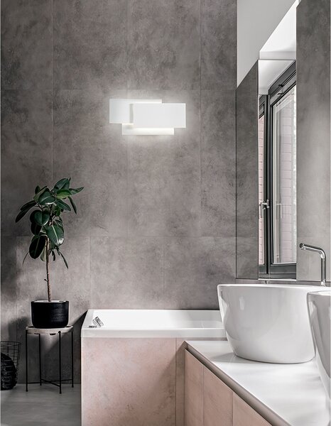 Faro faretto a led luce per specchio lampada bagno lunga da 54 cm 