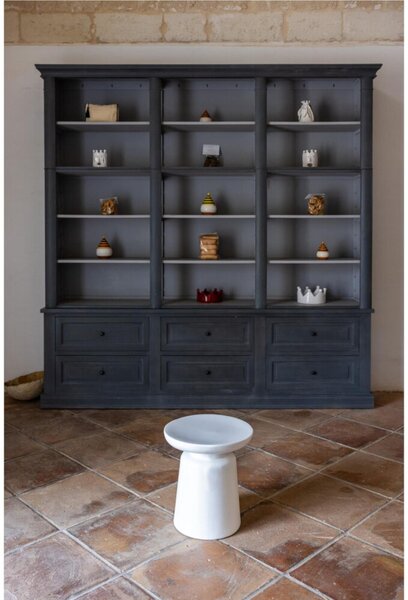 Tavolo, Sgabello Multiuso In Polietilene Modello JOY Dimensioni 38x38x h 40 cm Per arredare al meglio uno spazio in giardino o a bordo piscina uso interno esterno colore Crema