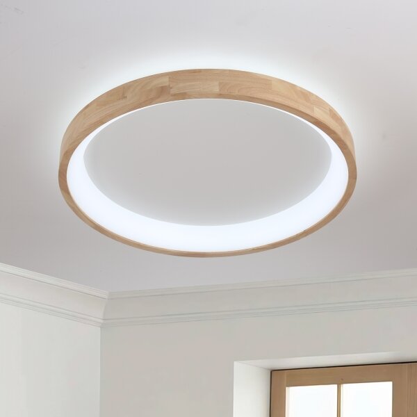 Brilagi-LED Plafoniera FALCON WOOD LED/60W/230V 3000/4000/6000K 80 cm legno