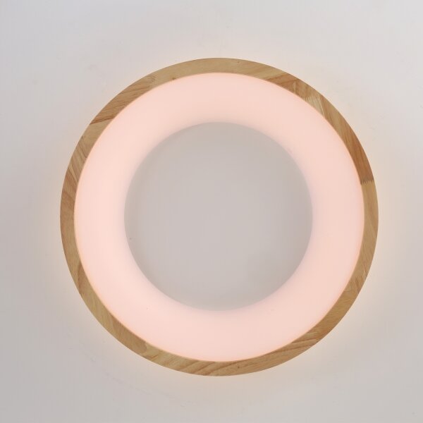 Brilagi-LED Plafoniera FALCON WOOD LED/30W/230V 3000/4000/6000K 45 cm legno
