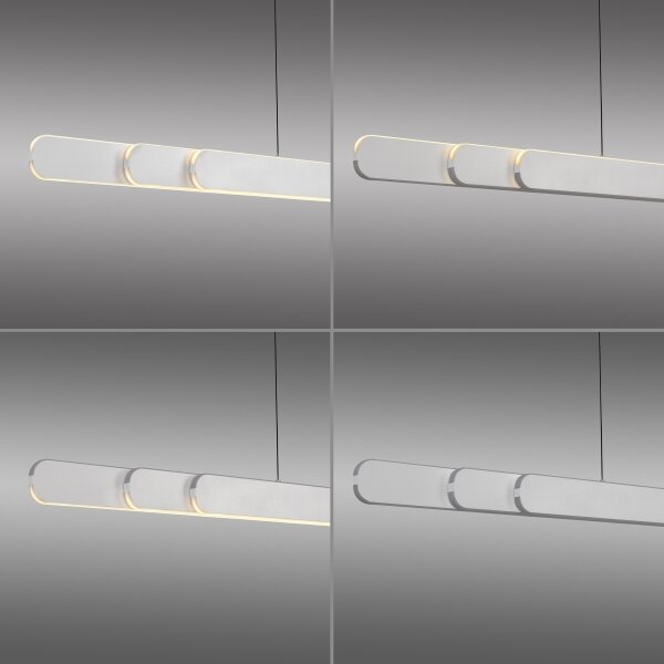 Schöner Wohnen 12577-16 - Sospensione LED dimmerabile su cavo ADRIANA 2xLED/24W/230V bianco