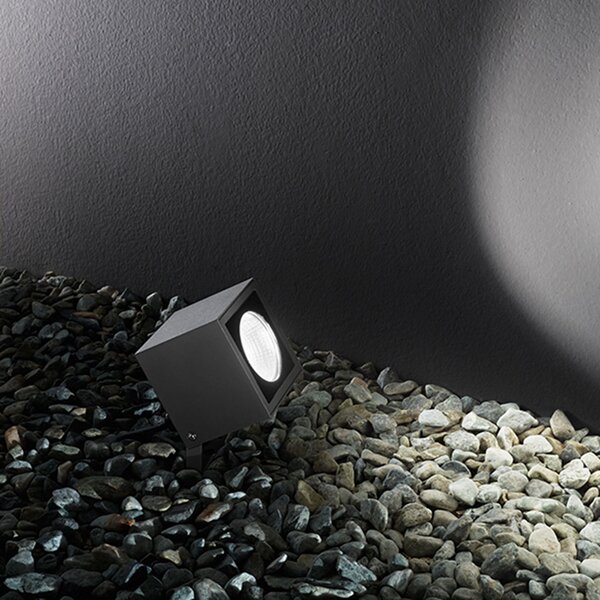 Perenz Faretto a LED in alluminio per esterni/interni con picchetto in plastica incluso - Capsule