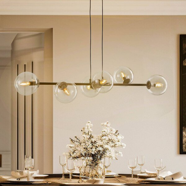 Lampada a sospensione Glassy EMIBIG LIGHTING, dimmerabile, Nero, Soggiorno / Sala da pranzo, Metallo, Moderno, Lampada a sospensione