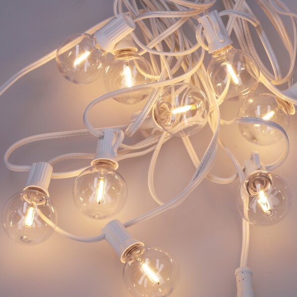 Brilagi - Catena luminosa decorativa LED da esterno GIRLANDA 10xE12 8 m bianco IP44 luce bianca calda