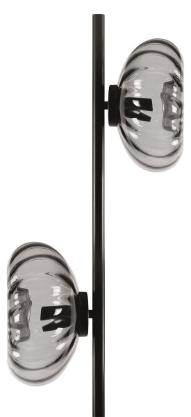 Osram - Lampada a piantana DECOR SMOKE 2xE14/12W/230V nero/grigio fumé