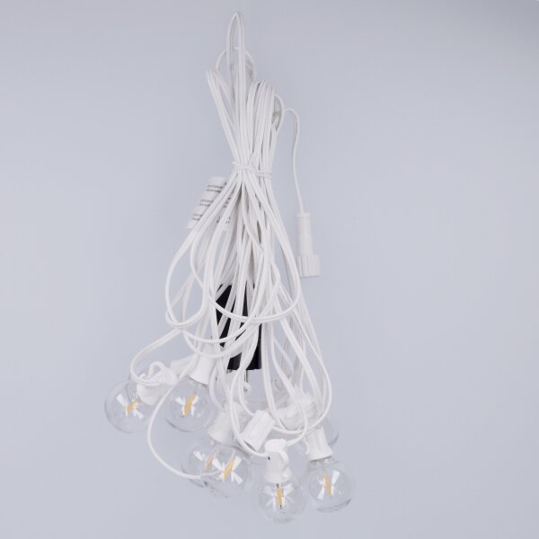 Brilagi - Catena luminosa decorativa LED da esterno GIRLANDA 10xE12 8 m bianco IP44 luce bianca calda