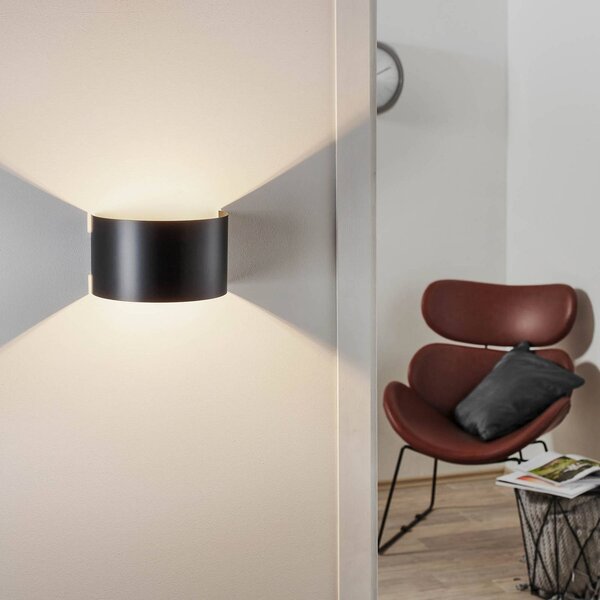 Applique da parete Fold EMIBIG LIGHTING, dimmerabile, Nero, Soggiorno / Sala da pranzo, Metallo, Moderno, Applique