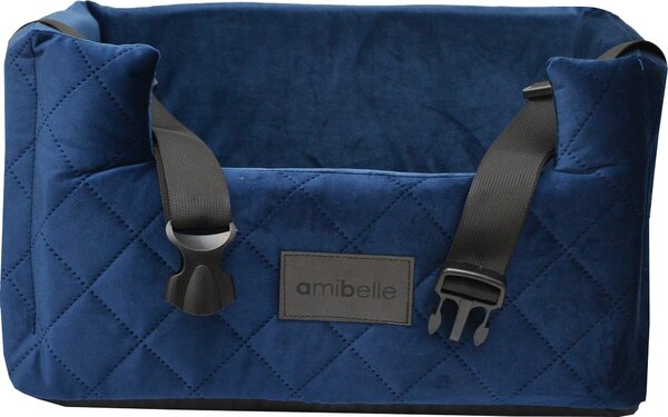 Seggiolino per cani Seggiolino per cani Velvet Blue M